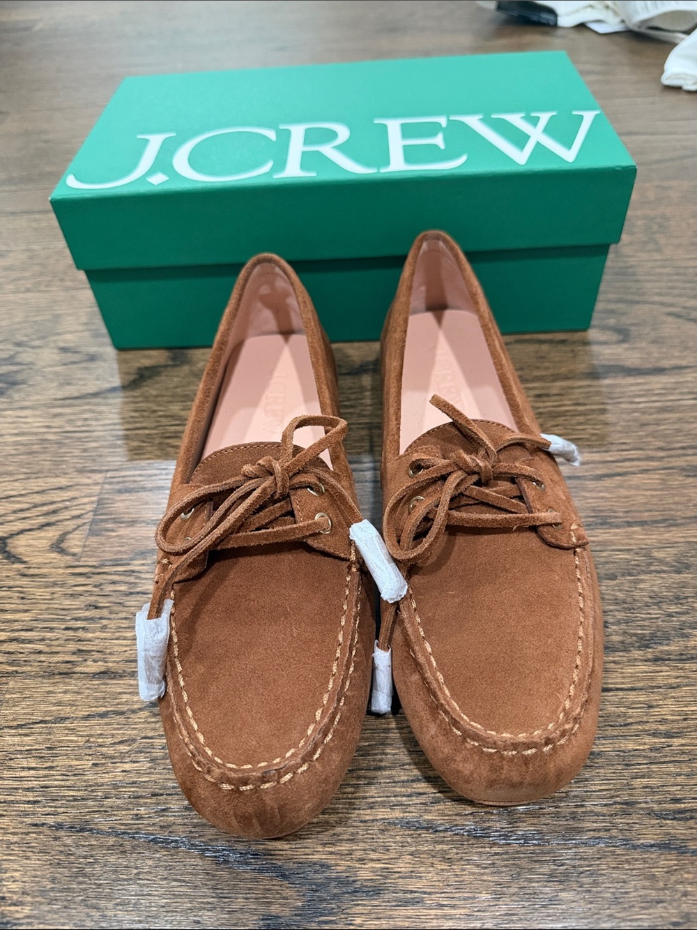 J. Crew Brown Suede Driving Moccasin size 8